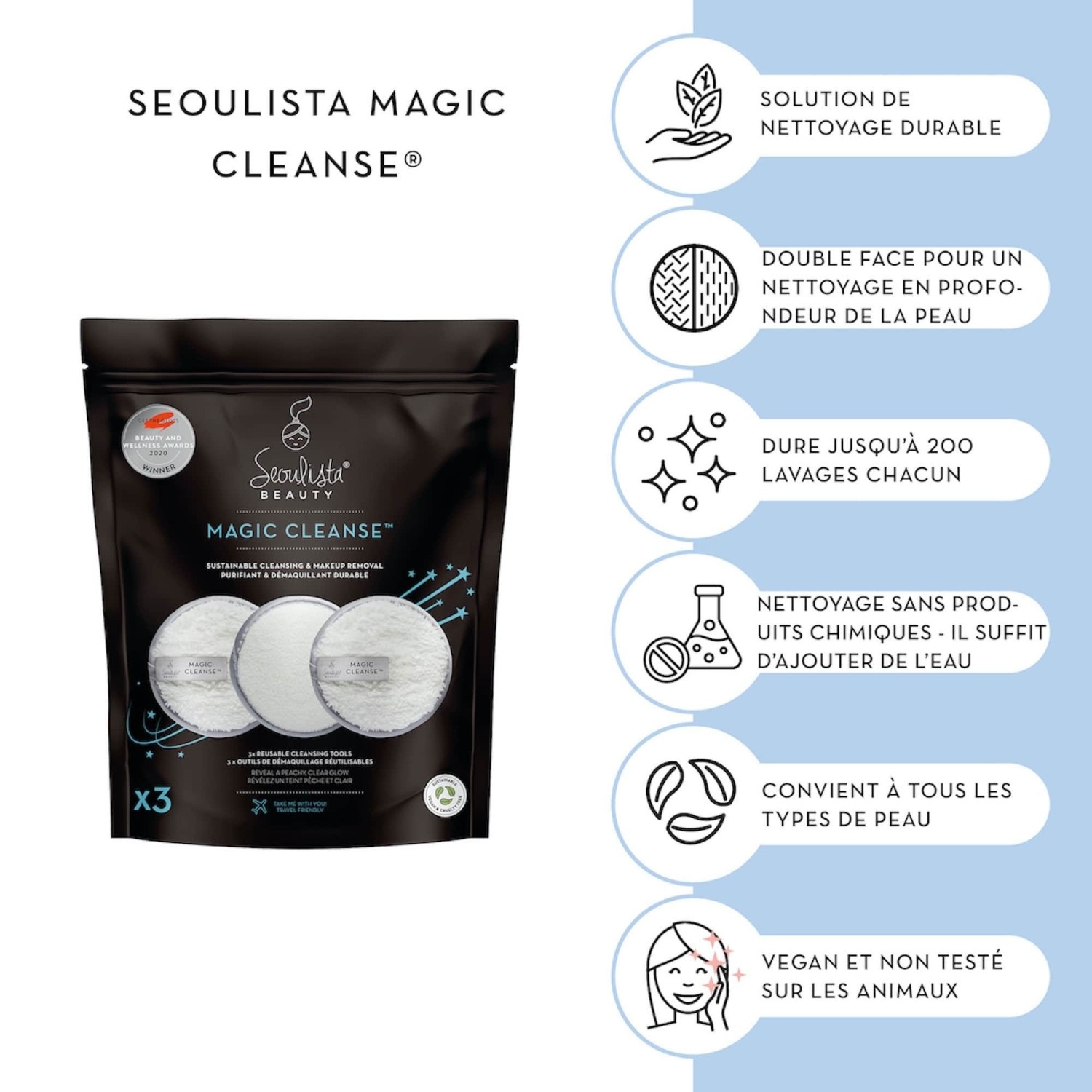 seoulista beauty Magic Cleanse 3 Pack