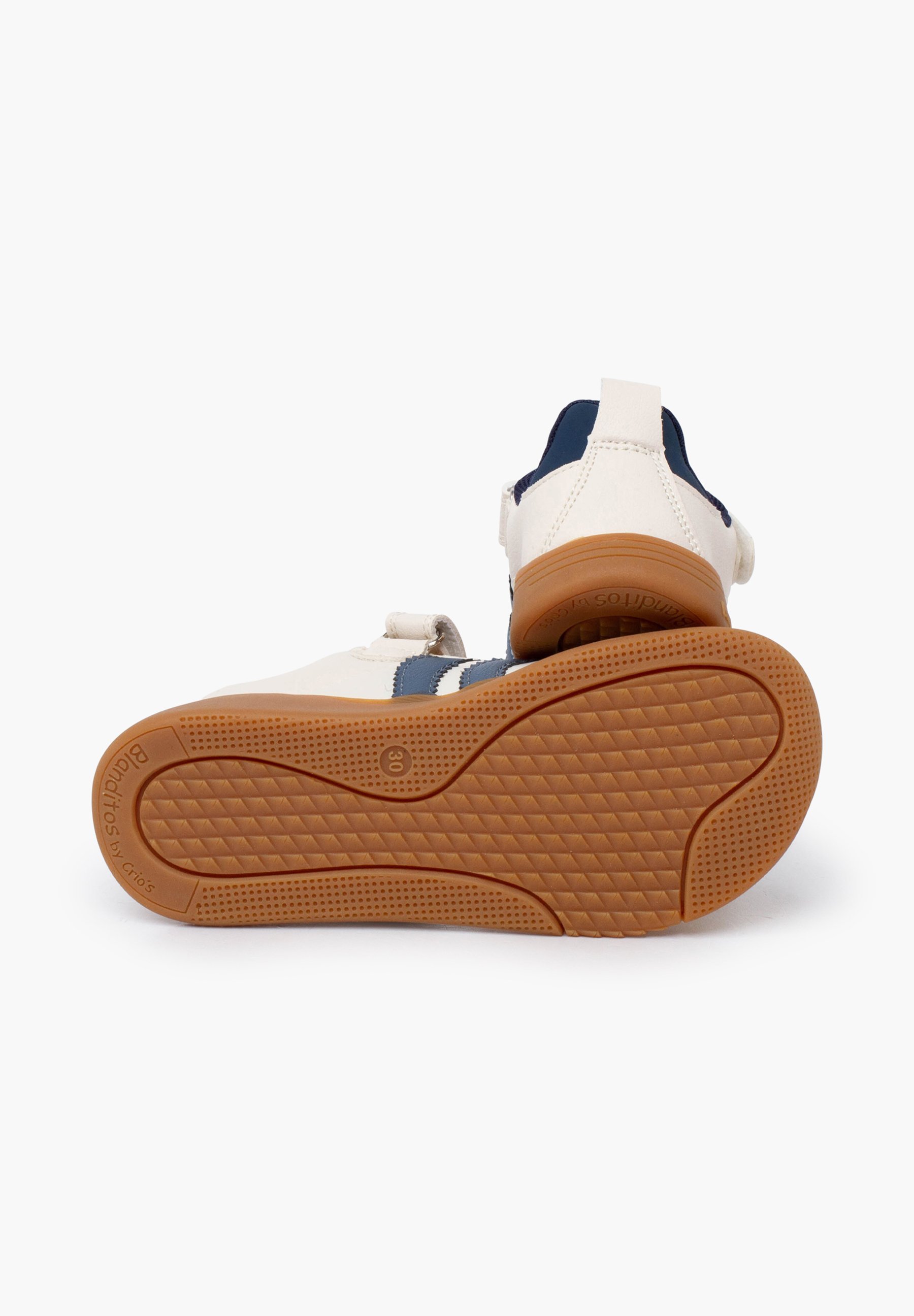 Pisamonas Scarpe per bambini - beige e azzurro