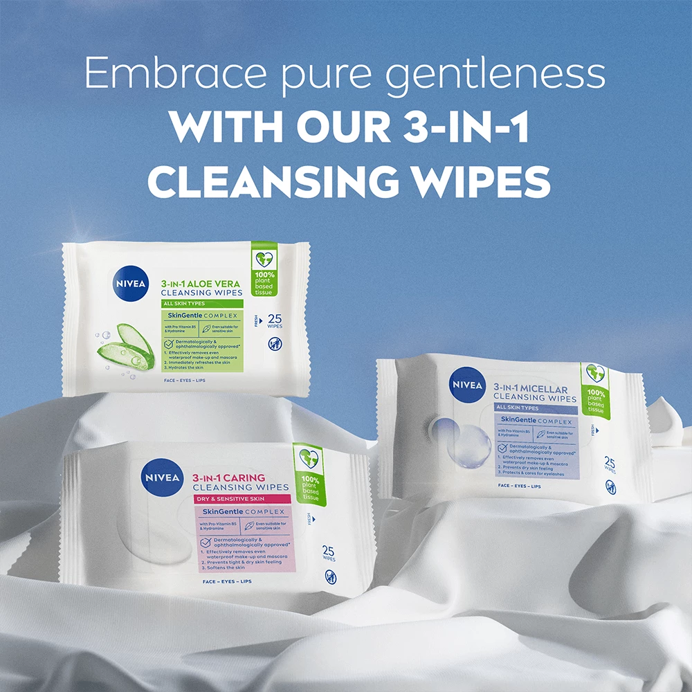 Șervețele demachiante Naturally Good 25 buc - NIVEA