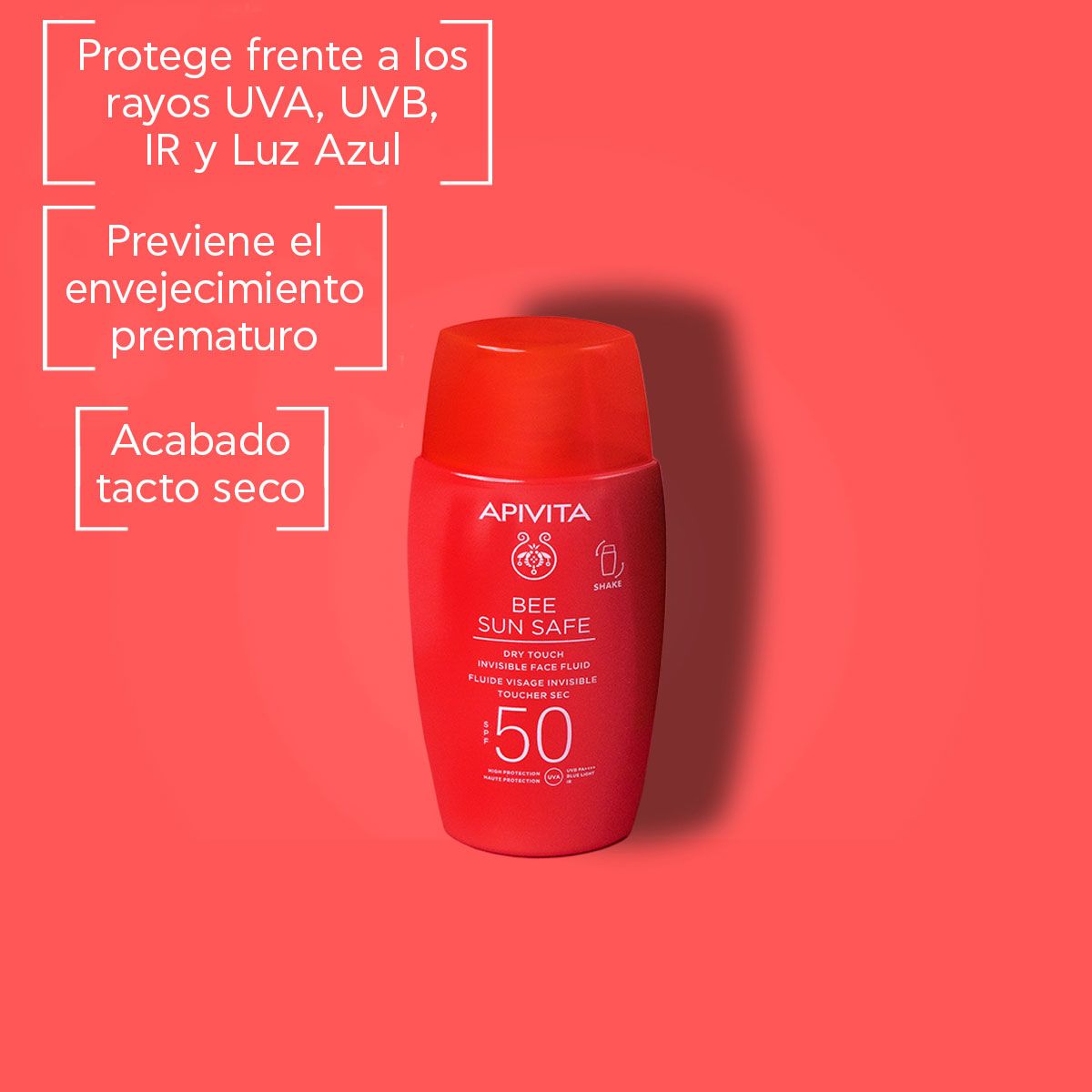 Bee Sun Safe Invisible Facial Fluid Dry Touch SPF50 Ochrana pred slnkom v lekárni