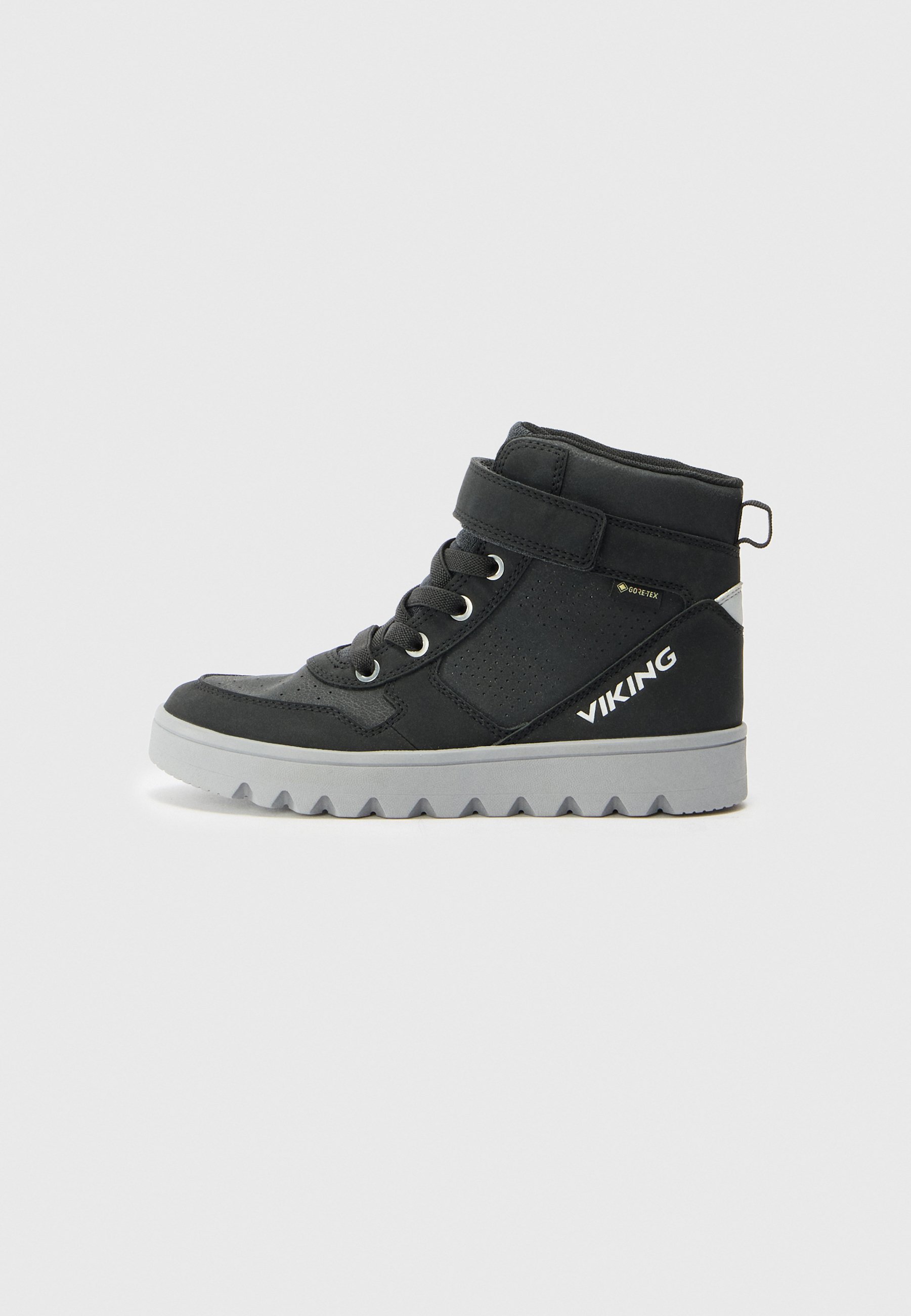 Viking GORE-TEX FLEEK MID GTX 1V - Enkellaarsjes met vetersluiting - zwart