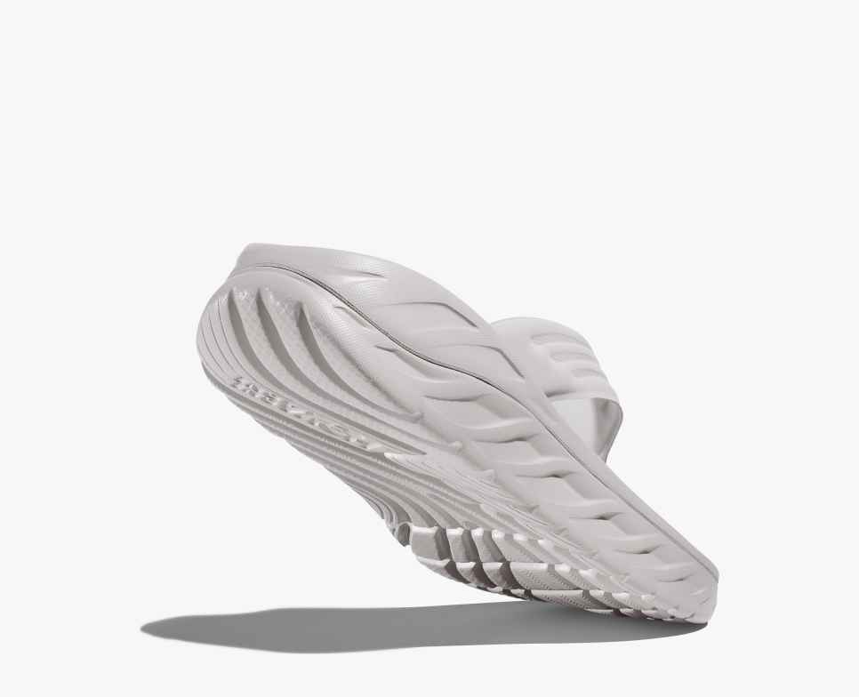 HOKA Ora Recovery Flip 2 Roche Lunaire / Blanc