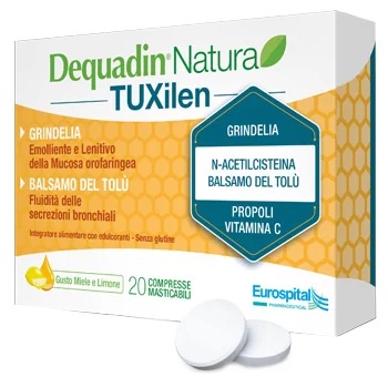 EUROSPITAL Dequadin Natura Tuxilen 20 comprimidos