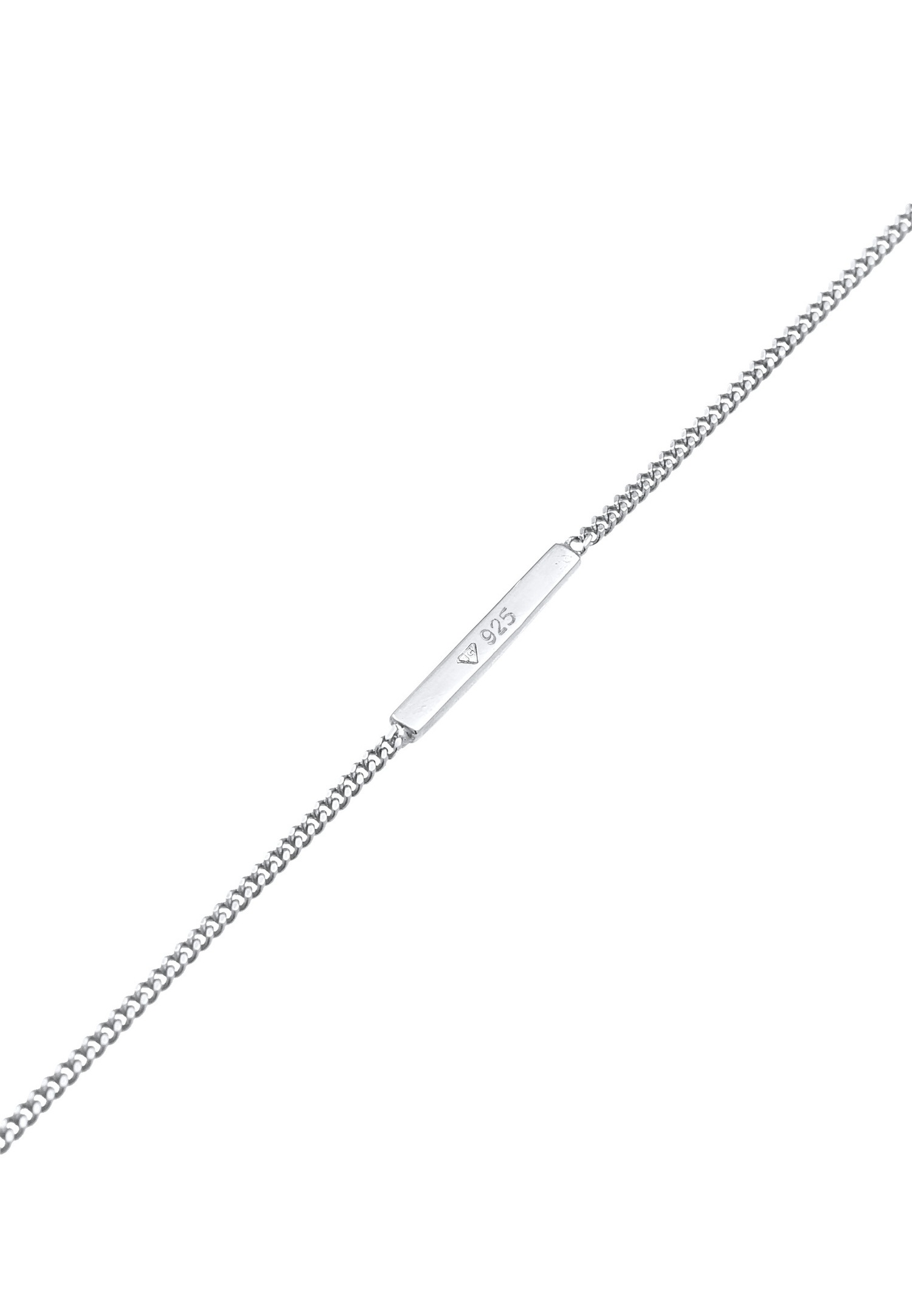 Elli Balle Barre Look Géo Basic Trend Blogger Minimal réglable Bracelet Femme - (925/1000) Argent