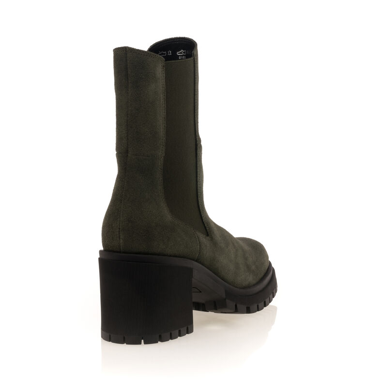 Groene dameslaarzen / enkellaarzen