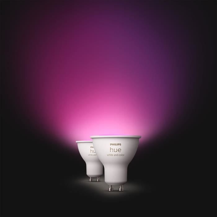 PHILIPS slimme LED-lampen met instelbare helderheid en een breed scala aan kleuren.