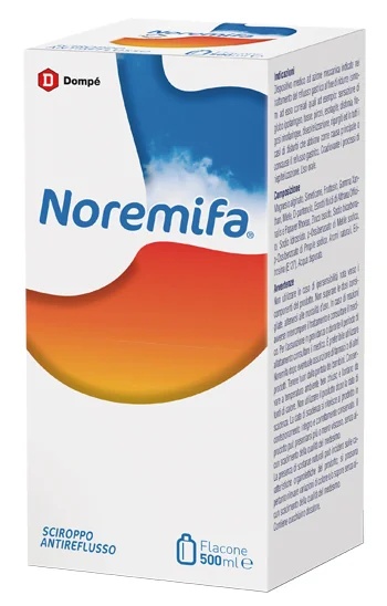 Sirop DOMPÉ Noremifa 500 ml, complément alimentaire anti-reflux