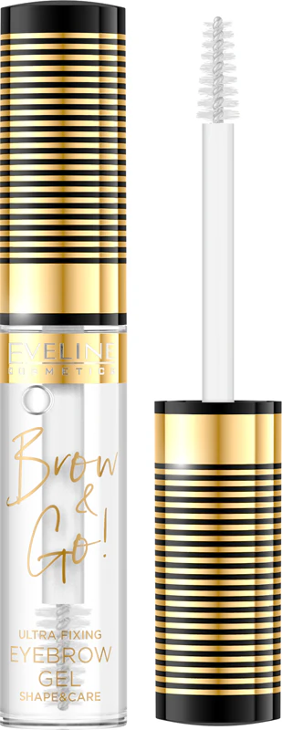 Gel fixador para sobrancelhas Brow & Go! da Eveline Cosmetics