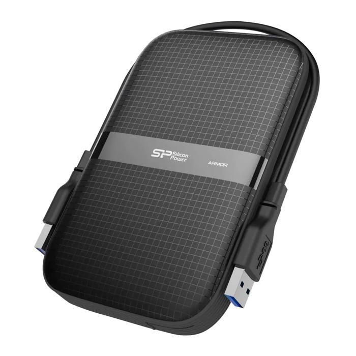 Disco rígido externo - Silicon Power - Armor A60 - 5 TB - Resistente a quedas - USB 3.2