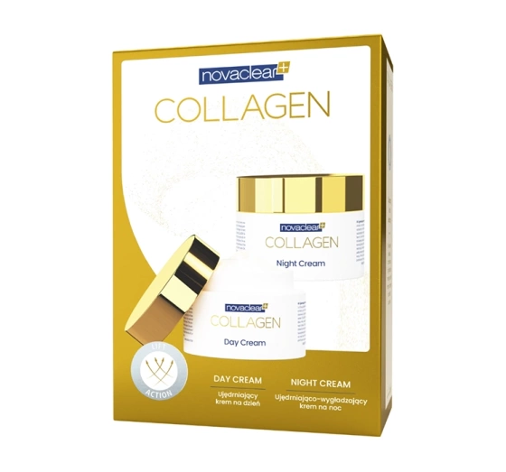 Novaclear Collagen zestaw kosmetyków do pielęgnacji twarzy krem na dzień 50 ml   krem na noc 50 ml