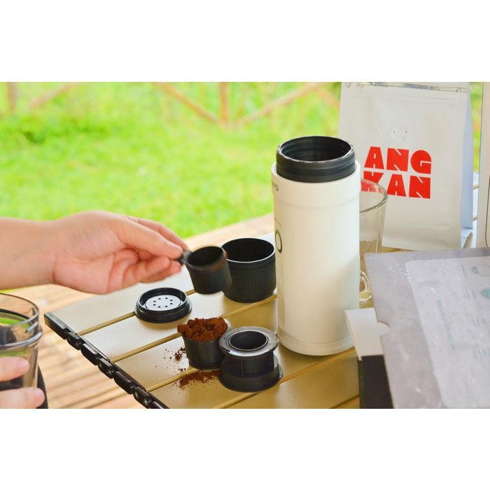 Outin Portable Espresso Machine, White Pearl - otem-01-pw