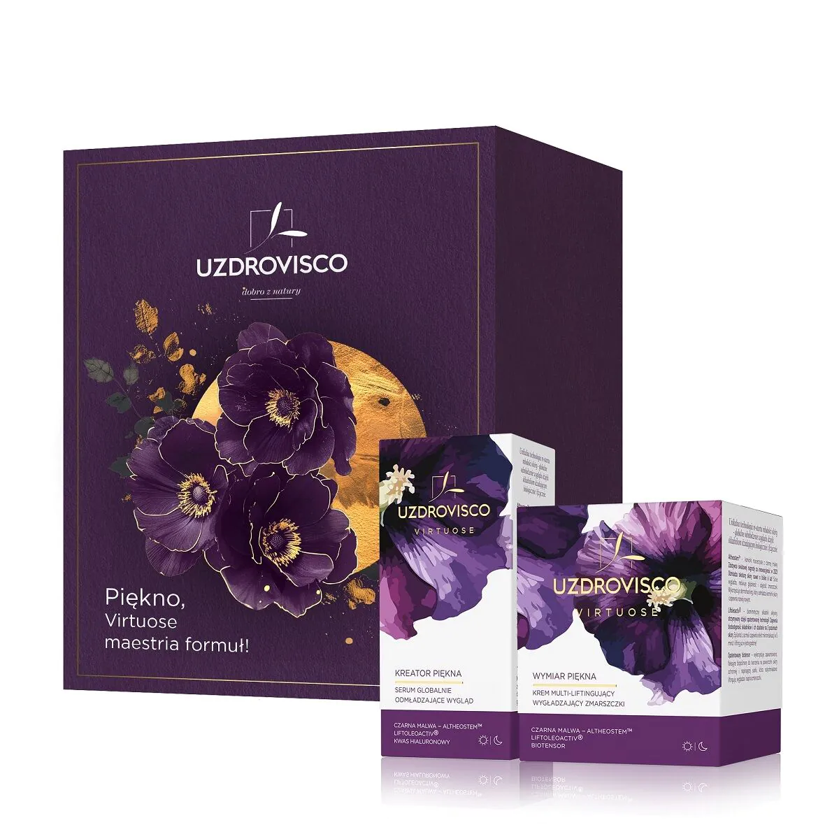 Uzdrovisco Virtuose Zestaw kosmetyków Krem + Serum