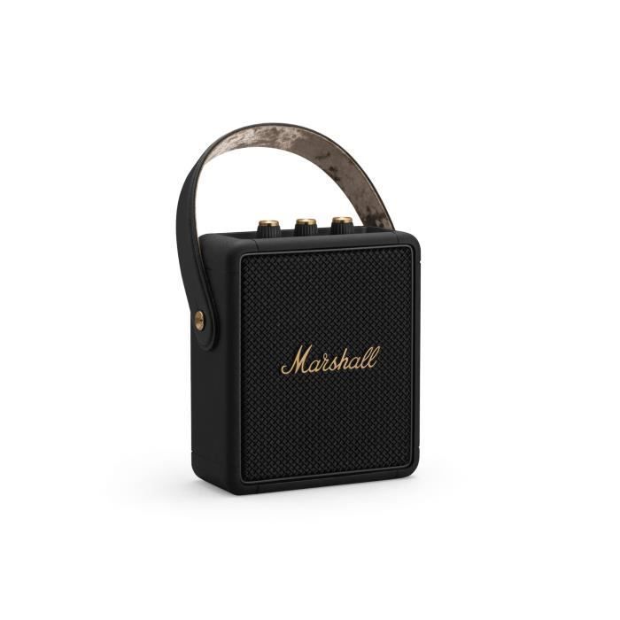 MARSHALL STOCKWELL II - Enceinte portable sans fil - 20h d'autonomie - Bluetooth 5.0 - Black and Brass