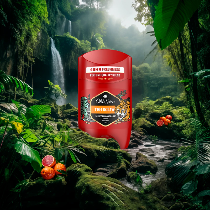 Desodorante em bastão Old Spice Tigerclaw para homens