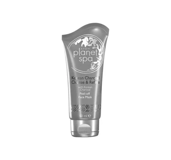 Avon Planet Spa oczyszczająca maseczka do twarzy peel-off z aktywnym węglem 50 ml