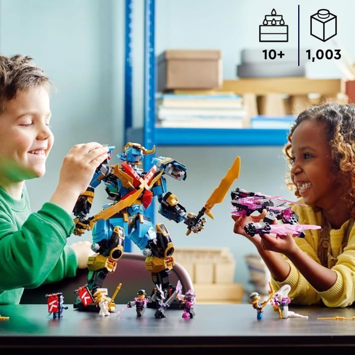 LEGO® NINJAGO 71775 Mech X Samurai di Nya, giocattolo mecha e personaggi per bambini