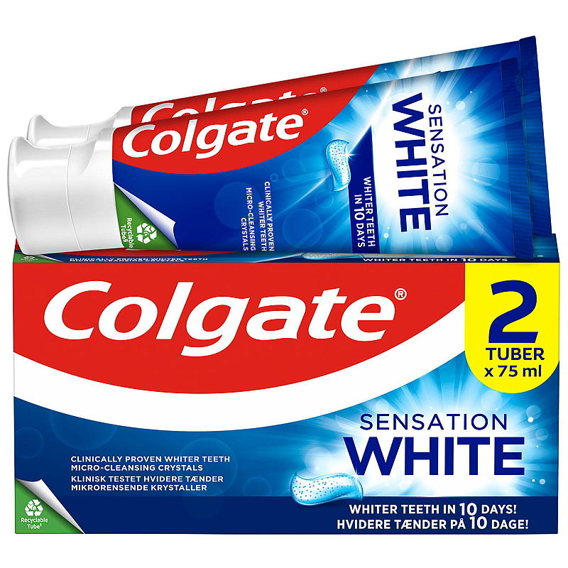 Colgate tandkräm 2-pack Sensation White Colgate
