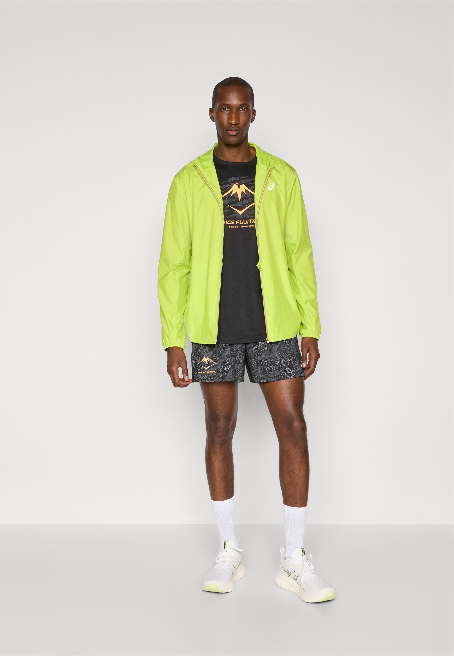 ASICS CORE JACKET - Giacca a vento - verde lime neon