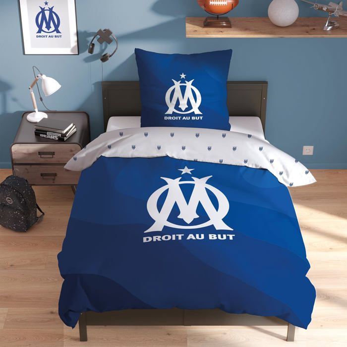 Juego de ropa de cama infantil | Funda nórdica 240x220cm + Funda de almohada 65x65cm | Estampado a doble cara, azul