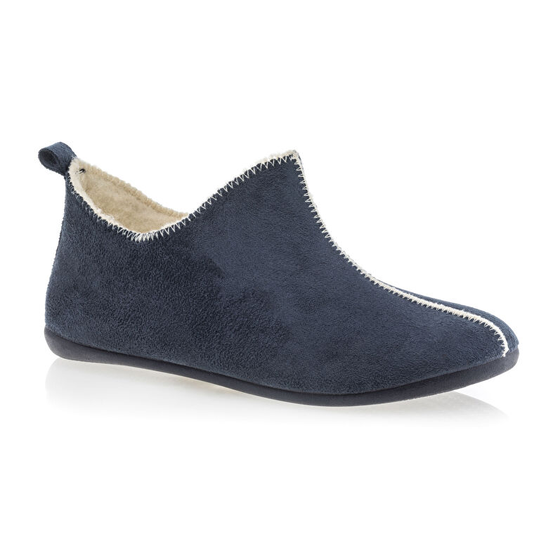 Blaue Damenpantoffeln