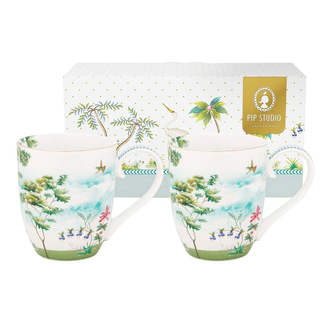 PIP Studio Becher „Jolie Heron“, 2er-Set – 1 Stück