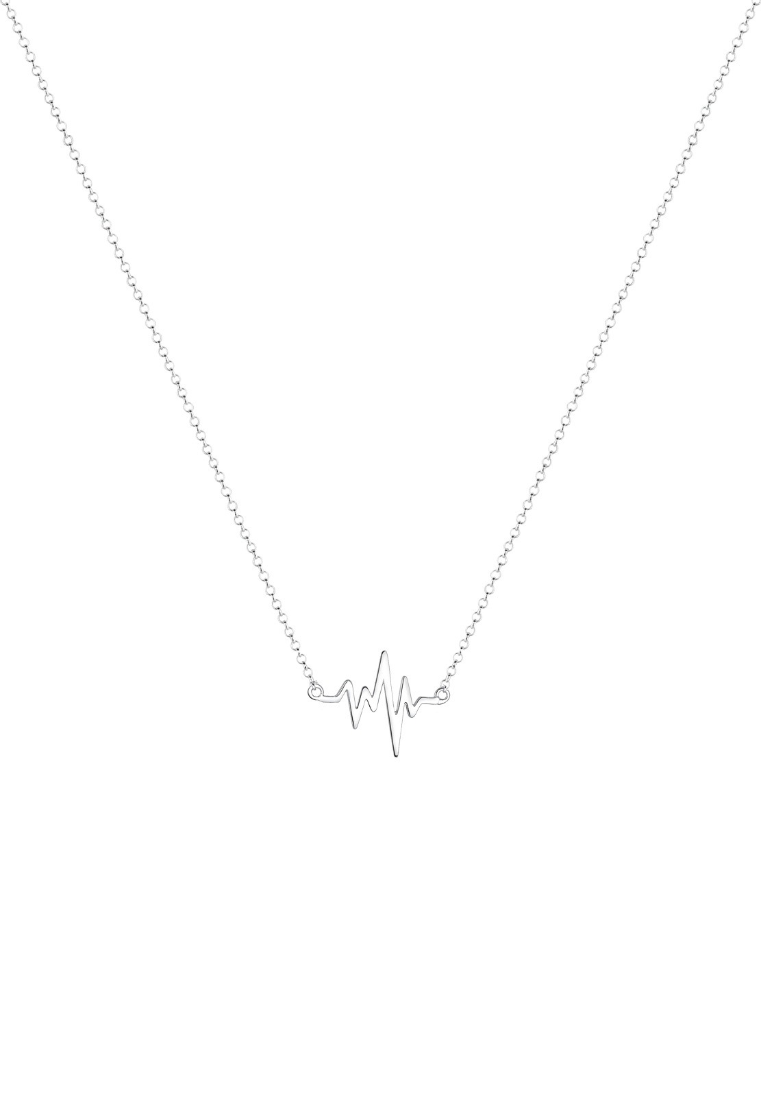 Elli Femmes Battement de Coeur Amour en Argent Sterling 925