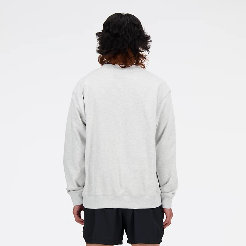 Ανδρικό Φούτερ με Στάμπα French Terry – ASH HEATHER