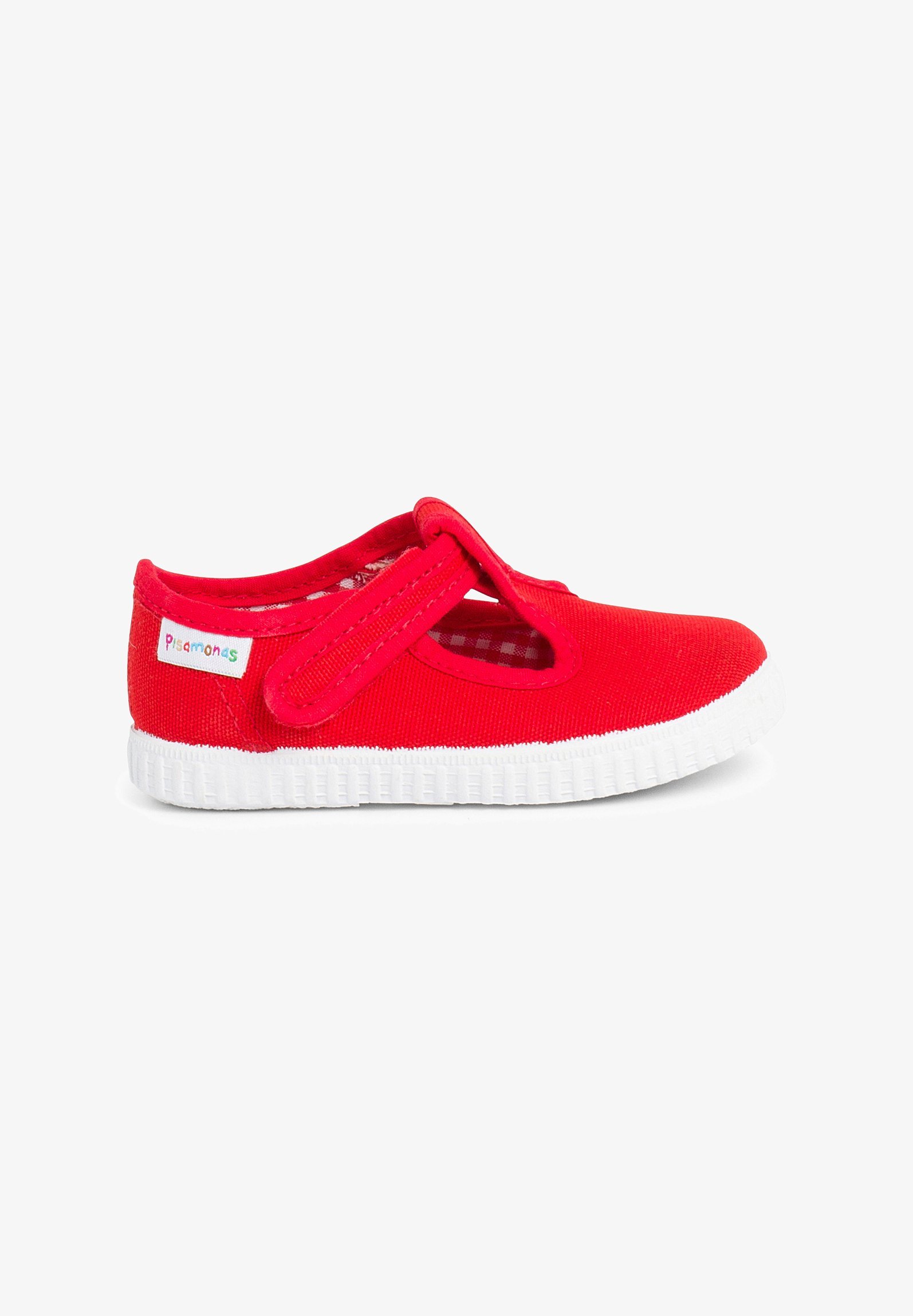 Scarpe Pisamonas con cinturino a sfioramento - rosse
