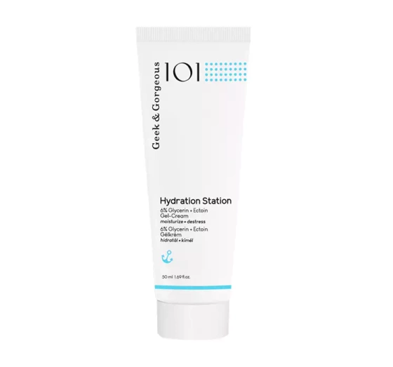 GEEK&GORGEOUS HYDRATION STATION INTENSYWNIE NAWILŻAJĄCY ŻEL-KREM DO TWARZY 50ML