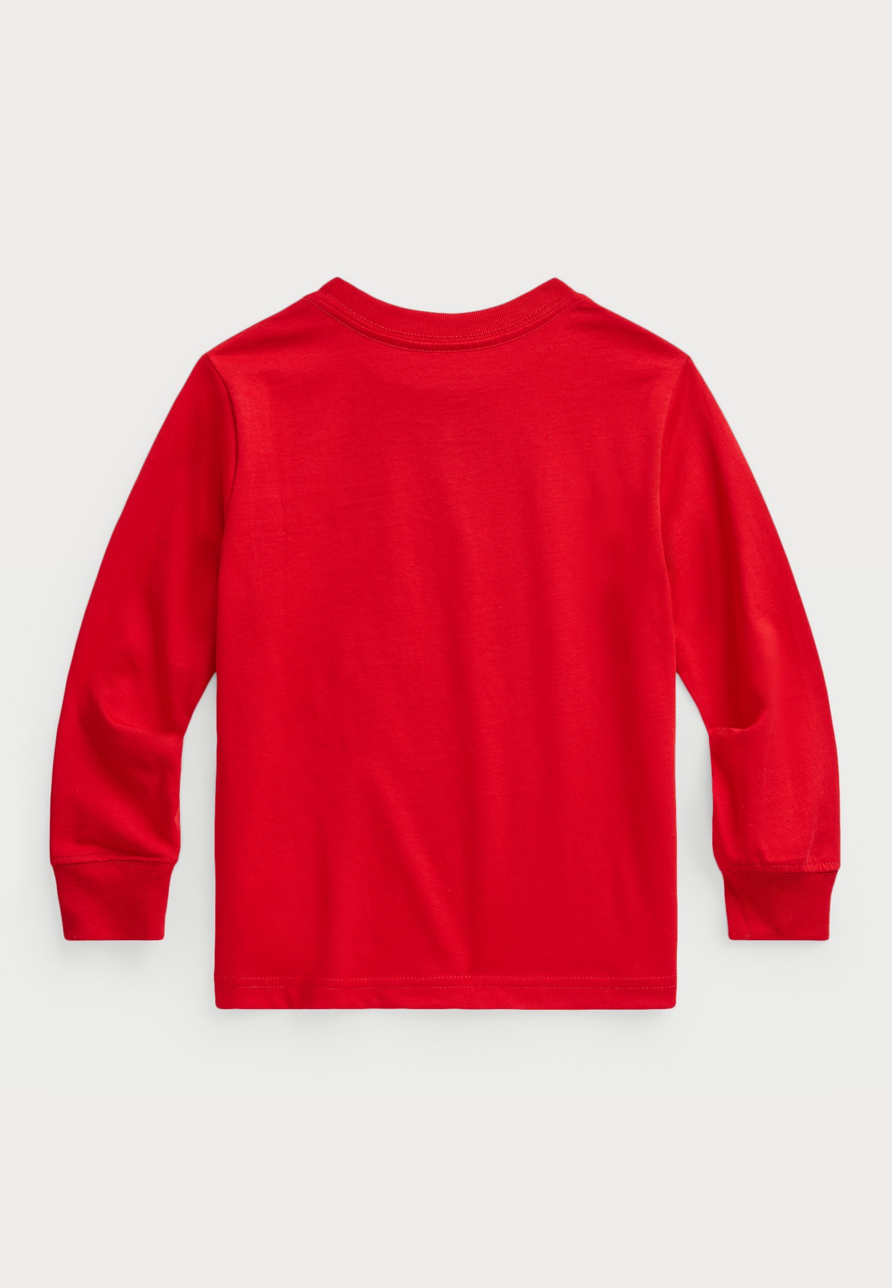 Polo Ralph Lauren katoenen jersey T-shirt met lange mouwen - Top met lange mouwen - rood