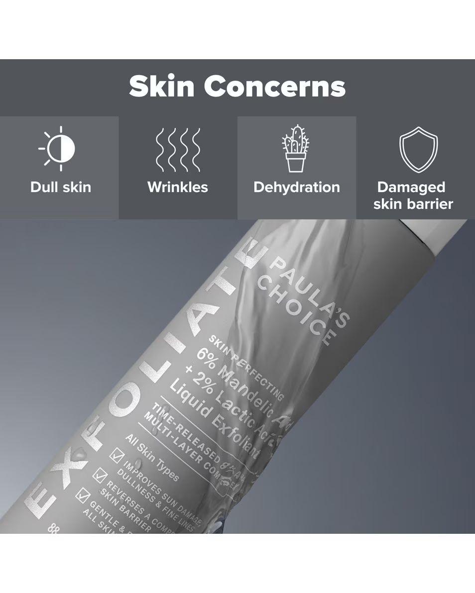 Paula's Choice SKIN PERFECTING SKIN PERFECTING Exfoliant lichid AHA cu 6% acid mandelic și 2% acid lactic