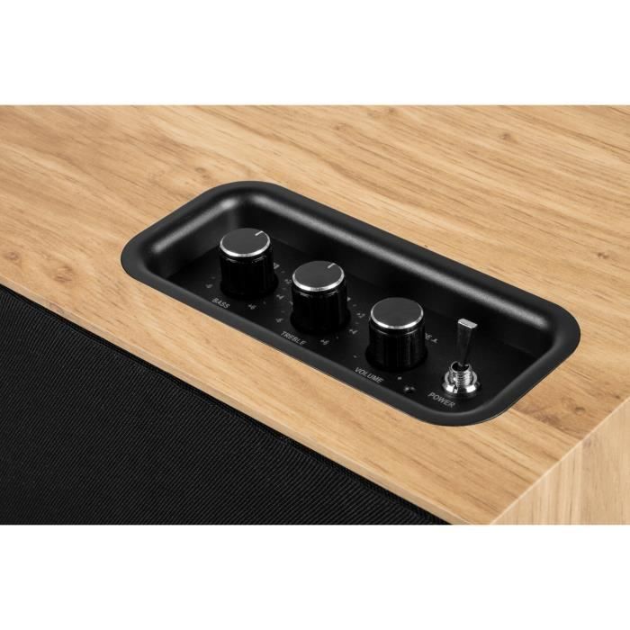 Altavoz doméstico de madera THOMSON WS502 - Bluetooth 5.0, 100W, RCA, USB, entrada auxiliar