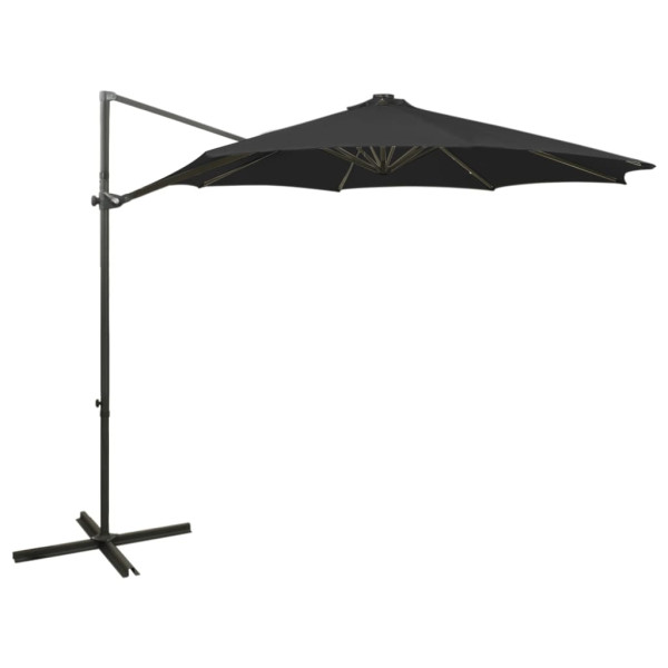 Parasol wiszący Czarny  vidaXL