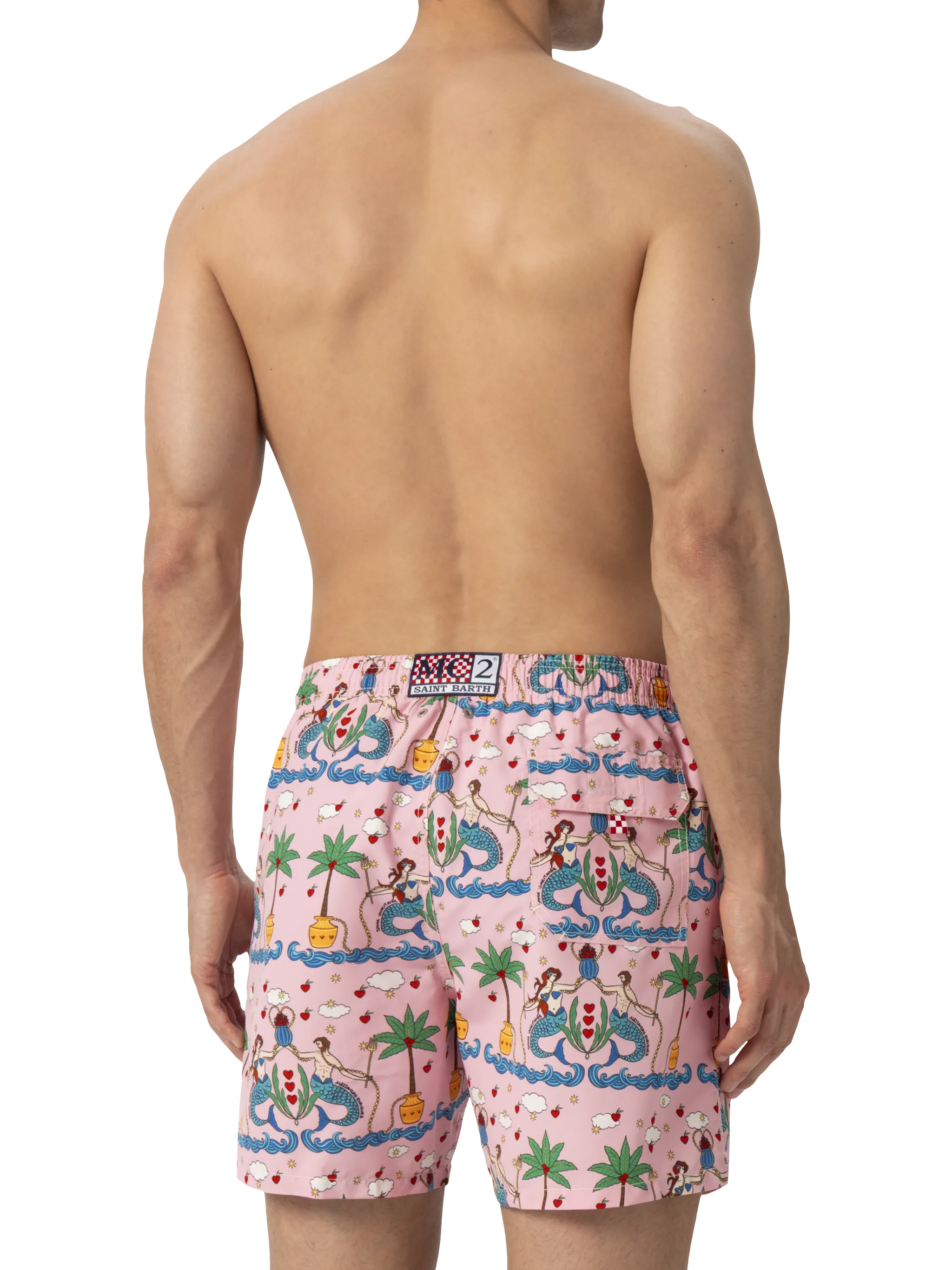 Gustavia midi-badpak met zeemeerminprint | ALESSANDRO E