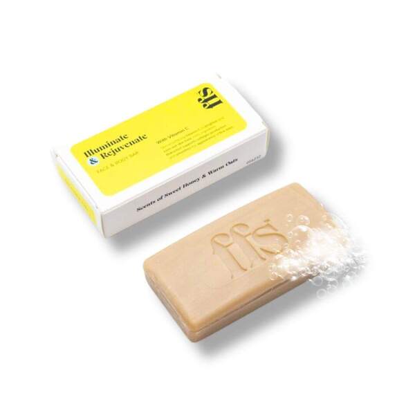 Jabón corporal y facial con vitamina C de FFS Beauty, 60 g