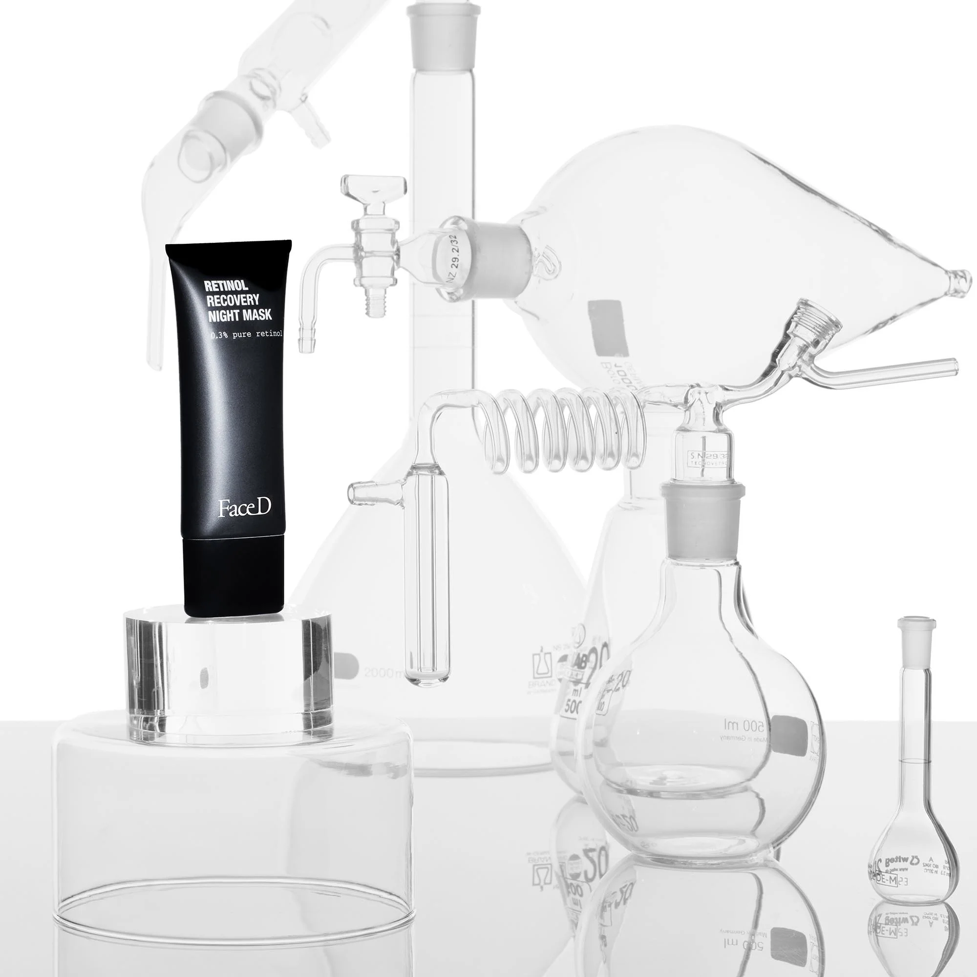 Retinol Maschera Ristrutturante Notturna di Retinolo - Trattamento Riparatore, Tratt.viso notte antirughe, Maschera Anti-età viso