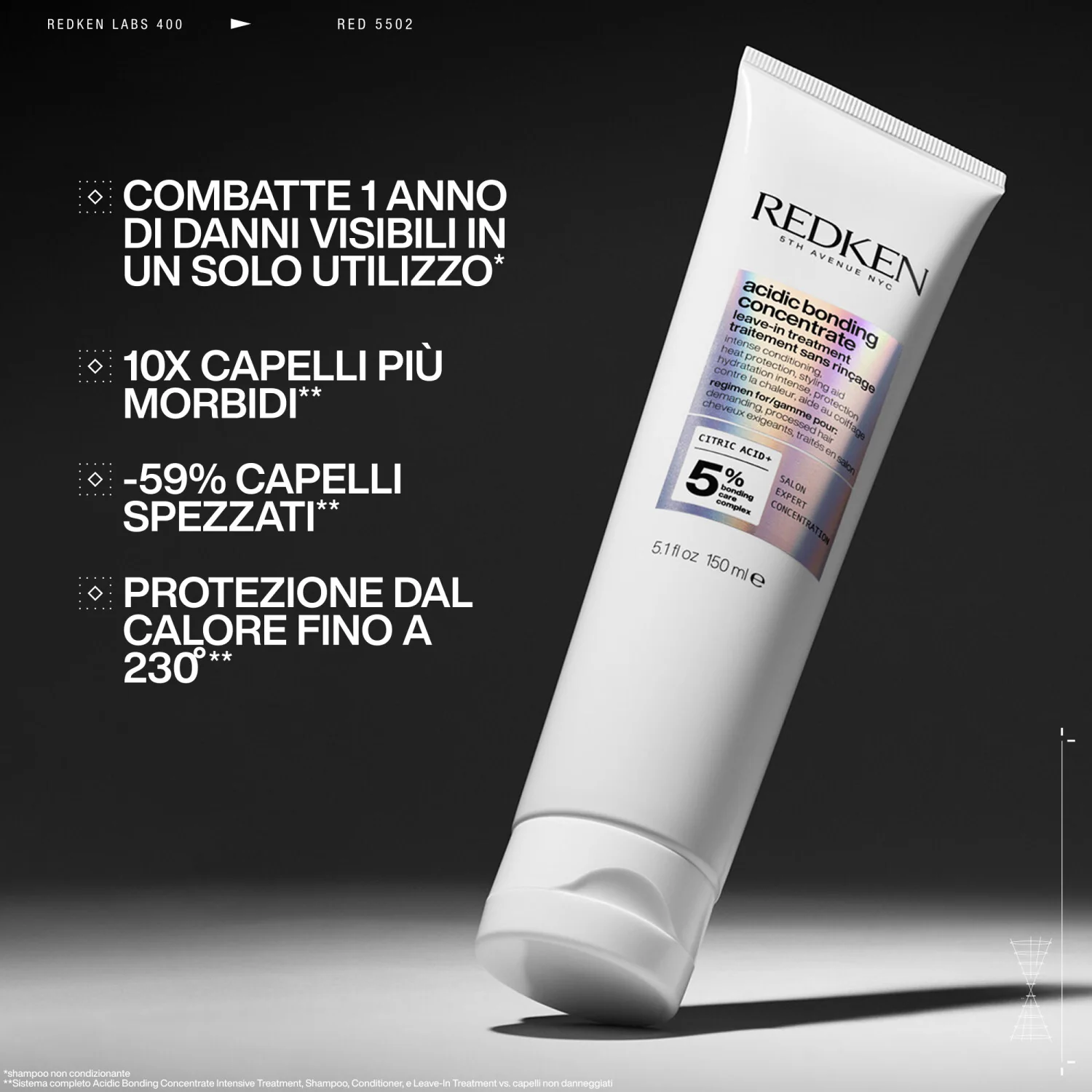 Acidic Bonding Concentrate Leave-In-Treatment - Crema Capelli