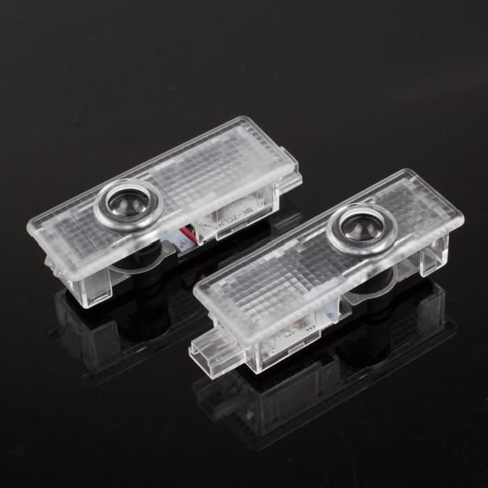 4pcs 2 Pairs Car Door LED Projector LED Logo Lamp Bulb for BMW E90 E60 E92 E65 E63 F10 F01 Welcome Logo Spirit