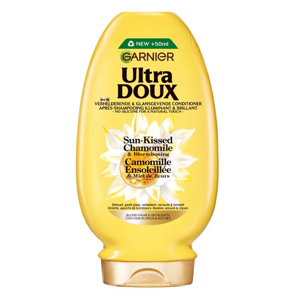 Garnier Ultra Doux - Balzsam - Kamilla- és virágméz - Szőke haj<br>250 ml