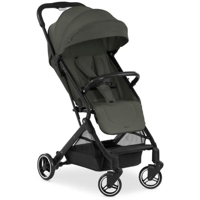 HAUCK - Poussette compacte - TRAVEL N CARE - 4 roues - Pliage à 1 main - Olive