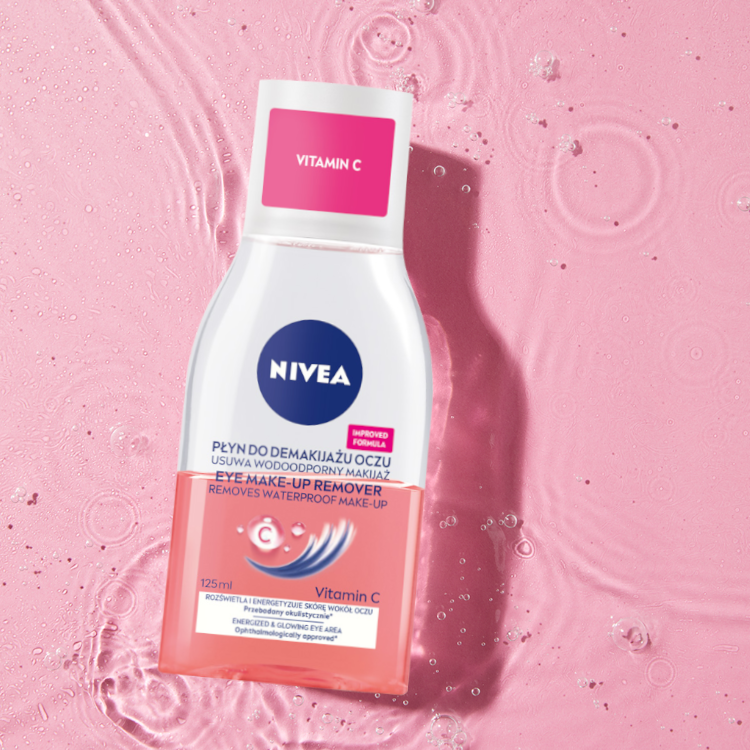 Nivea dvofazni odstranjevalec ličil za oči 125 ml
