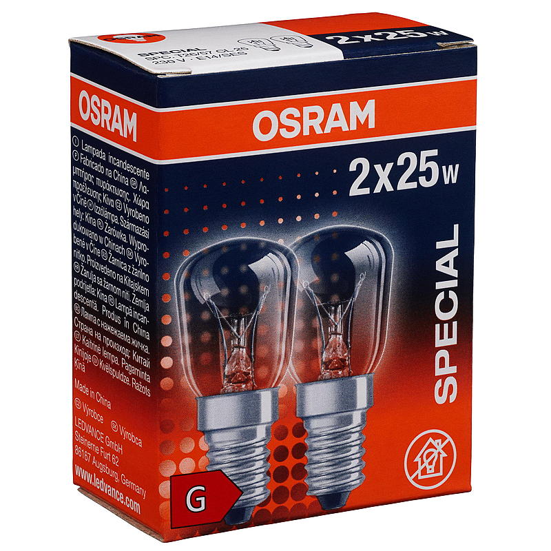 Osram Glödlampa mini 2-pack, 25 W E14 Osram