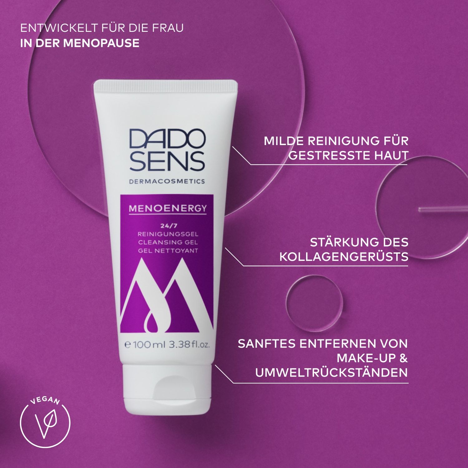 DADO SENS Dermacosmetics MENOENERGY odos valantis kremas - 100 ml