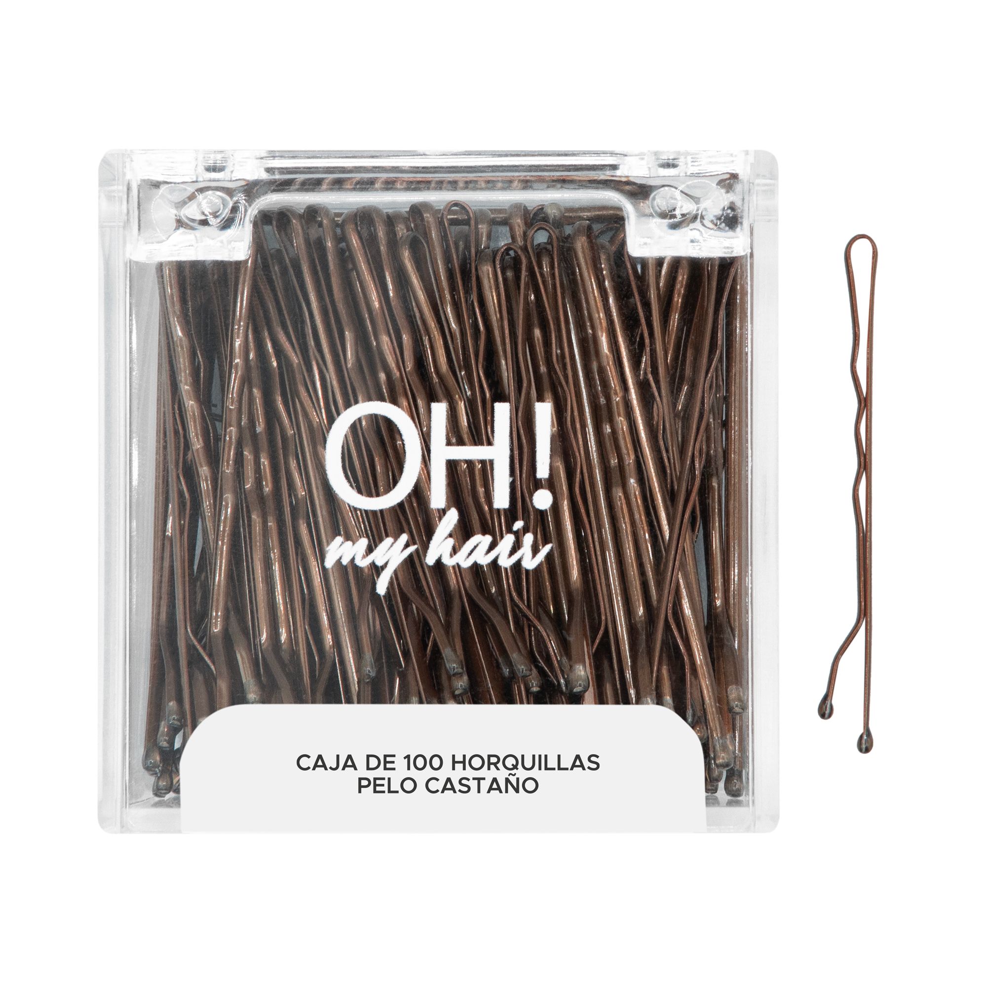 Oh My Hair kutija od 100 smeđih ukosnica za kosu Dodaci za kosu