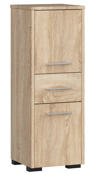 Szafka Łazienka Fin Słupek 30 2D 1Sz 85Cm Pk Dąb Sonoma