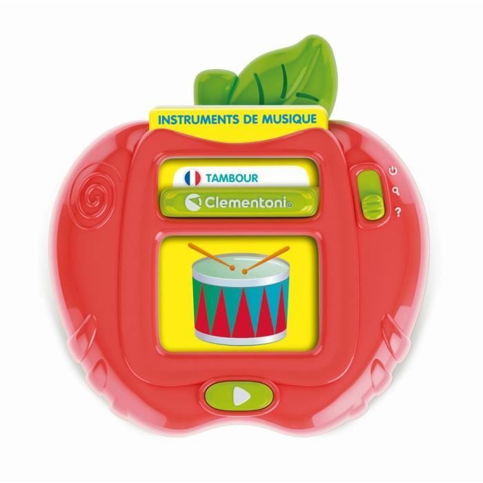 CLEMENTONI - Mis primeras 100 palabras bilingüe - Juguetes educativos - 2 modos de juego: Quiz y descubrimiento - Sonidos y rimas