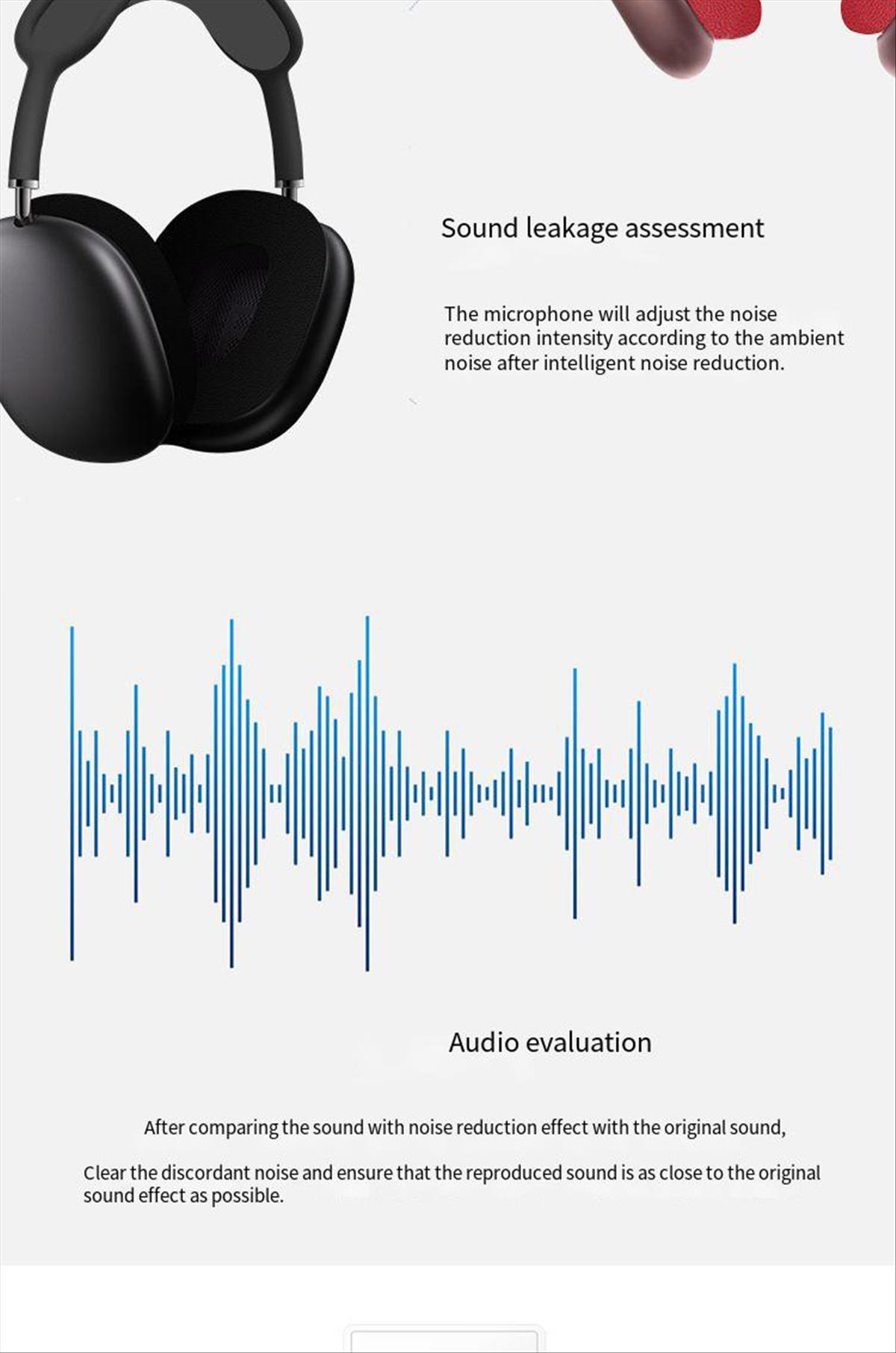  Écouteurs sans fil Smartek TWS-P9 avec microphone, Bluetooth 5.0