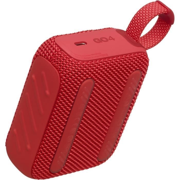 Ultra-portable Bluetooth speaker - JBL GO 4 - Bluetooth 5.3 - Red