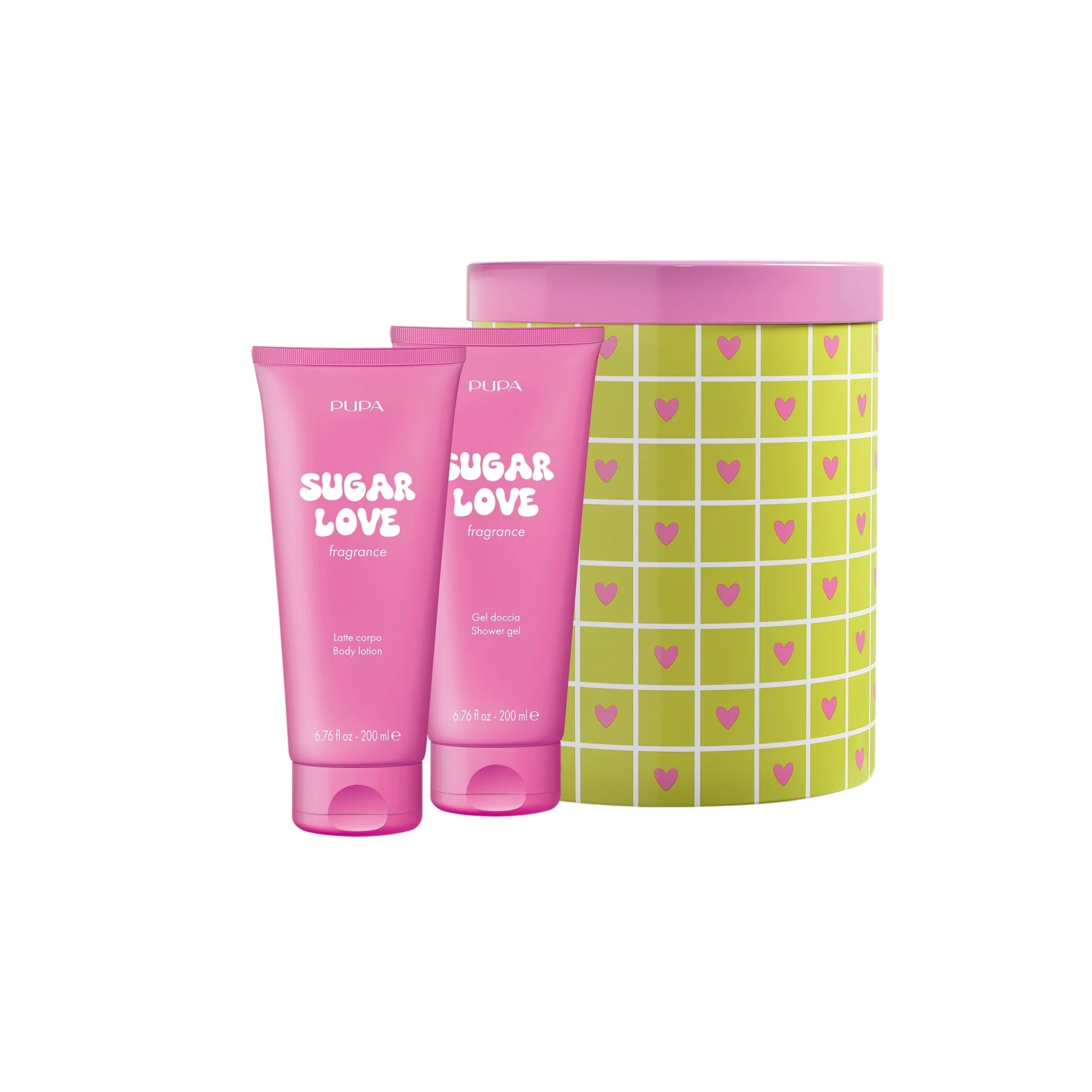 Cofanetti Happy Box Kit Gel Doccia + Latte Corpo Sugar Love - Cofanetti Viso e Corpo, Bagno e Doccia