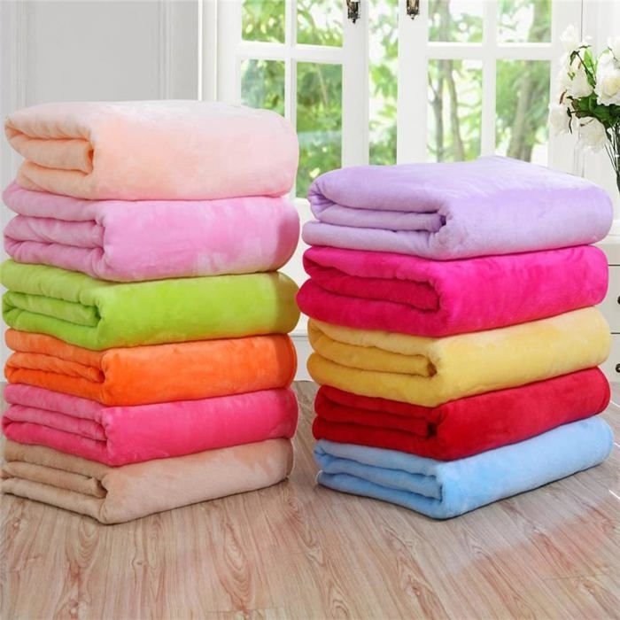 Manta grande de forro polar, microfibra suave y cálida, para cama doble o sofá, dimensiones 200 x 230 cm, Etiqueta